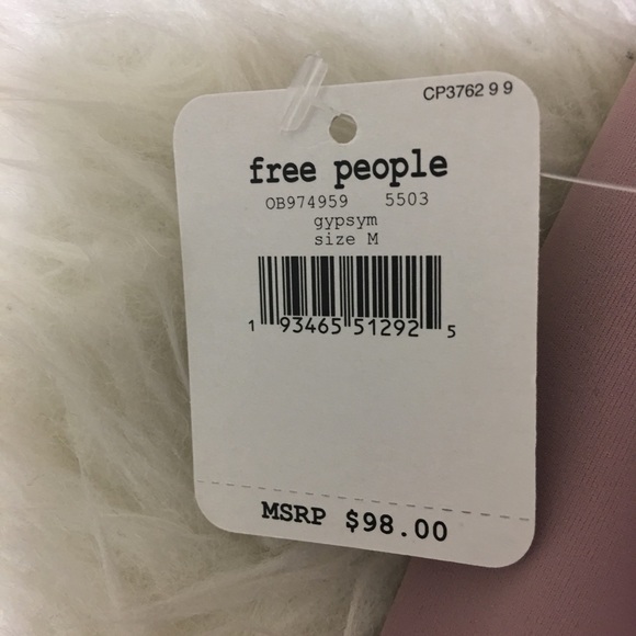 Free People Movement Glow One Piece Pink NWT $98 - Picture 5 of 6